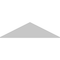 Ekena Millwork Peaked Cap 3 Spoke Architectural Grade PVC Pediment, 68"W x 18"H x 2"P (Pitch 6/12) PEDPS068X180PKC03 - alternate 4
